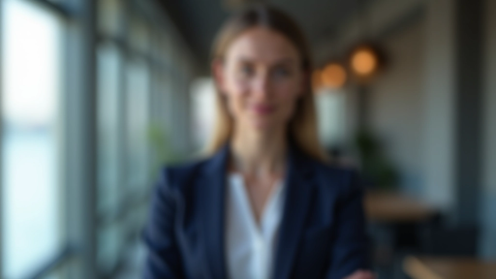 Woman demonstrating correct and incorrect posture alignment while standing in professional office setting