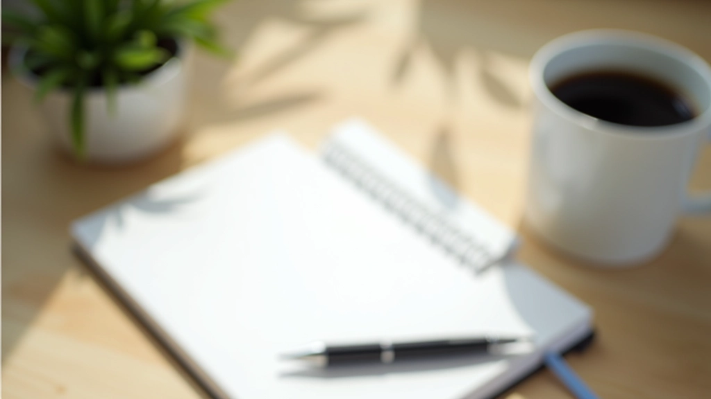 Professional workspace with morning light and planning materials visible